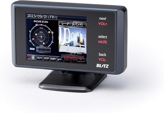 BLITZ(ブリッツ) Touch-LASER TL243R 新 周波数使用移動オービスMSSS対応！ 新開発フルオート機能搭載！ 新型レーザー光受信対応 レーダー式移動オービス識別 2.4インチ液晶