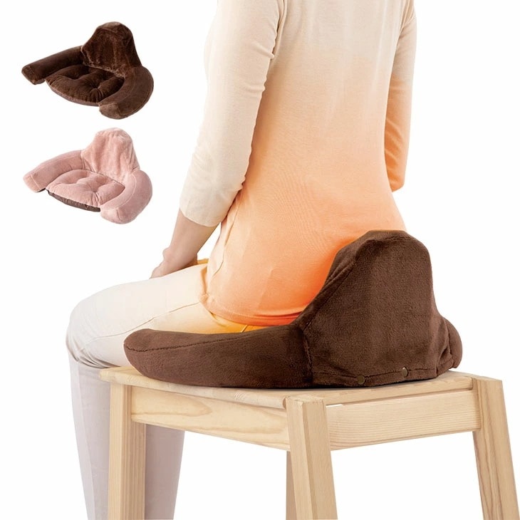 あったか腰サポ湯たんぽ 仙骨クッション 湯たんぽ内蔵 仙骨座り 姿勢矯正 骨盤矯正 クッション 湯たんぽクッション