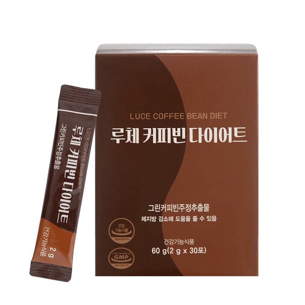 ルツェダイエットコーヒーグリーンコーヒービンダイエット1ヶ月分30包体脂肪減少支援機能性原料
