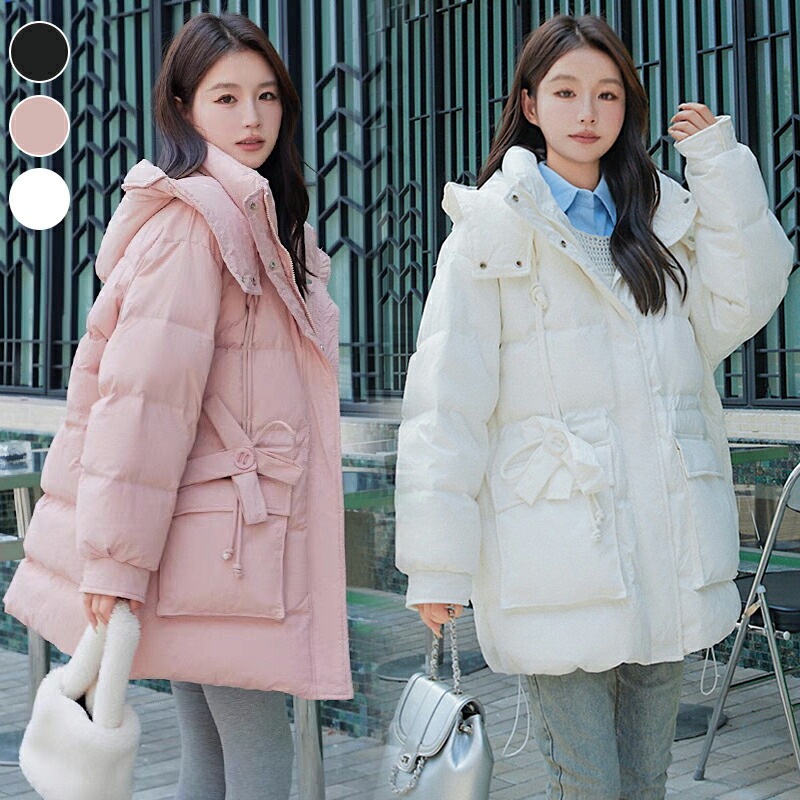 ダウンコート ショート コート レディース フード付き 冬 ダウンジャケット ショートコート 女性用 中綿コート アウター 暖かい 防寒 通勤 カジュアル 大きいサイズ きれいめ おしゃれ 20代 3