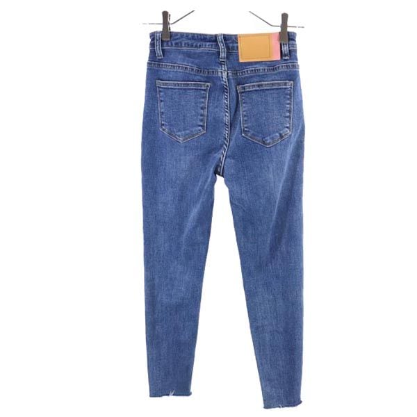 カットオフ スキニーデニムパンツ w26 ジーパン レディース