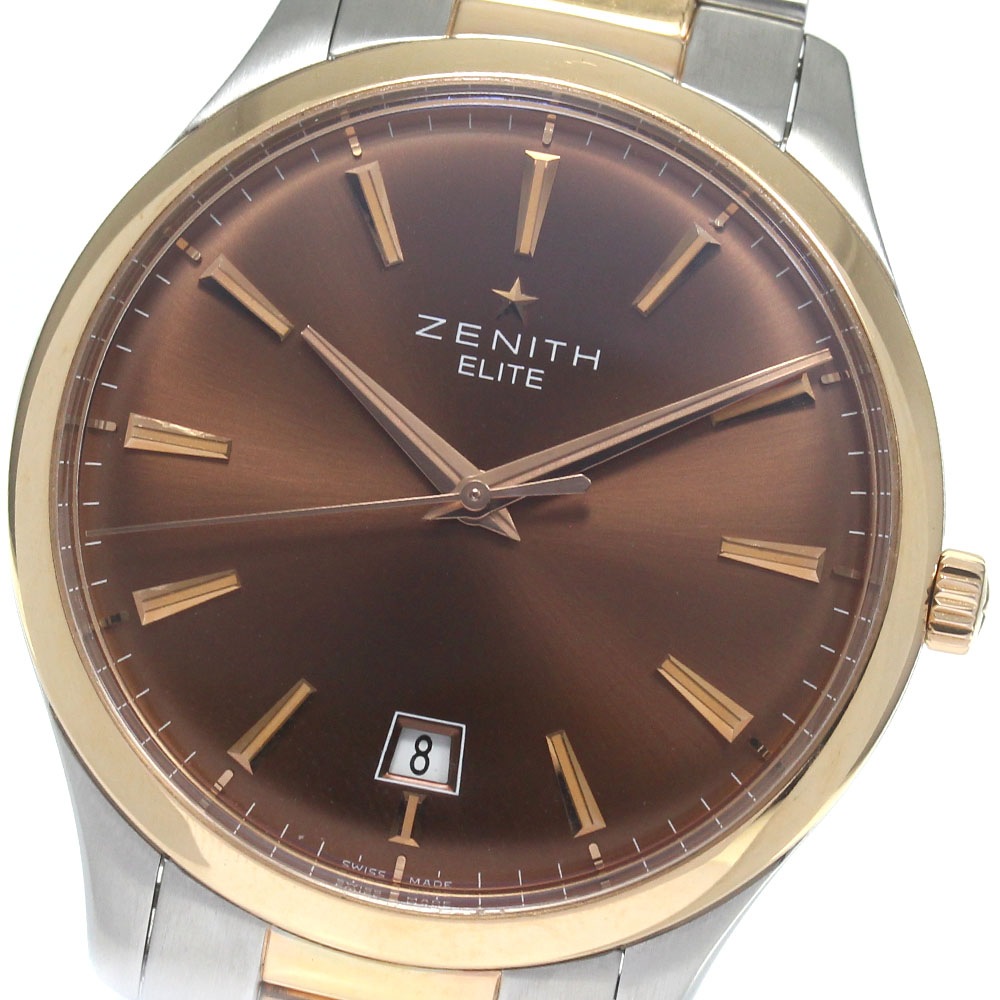 ゼニス ZENITH 51.2020.670 キャプテン セントラルセコンド デイト 自動巻き メンズ 保証書付き_826774【中古】