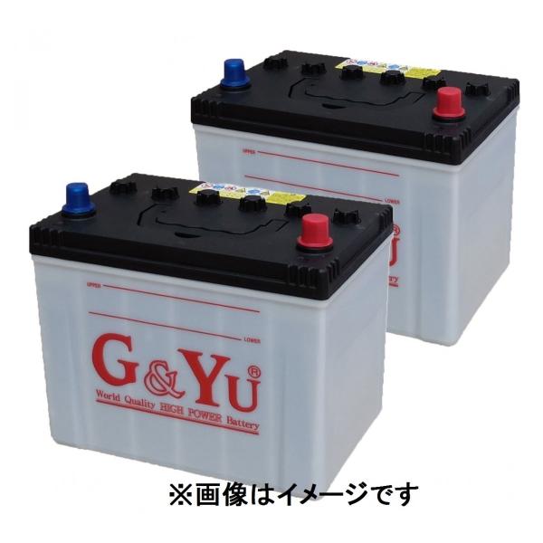 G&Yu [ジーアンドユー] バッテリー HD-D26R （お得な２個セット）　集配者・バス・トラック・船舶・建設機械用（キャップタイプ））