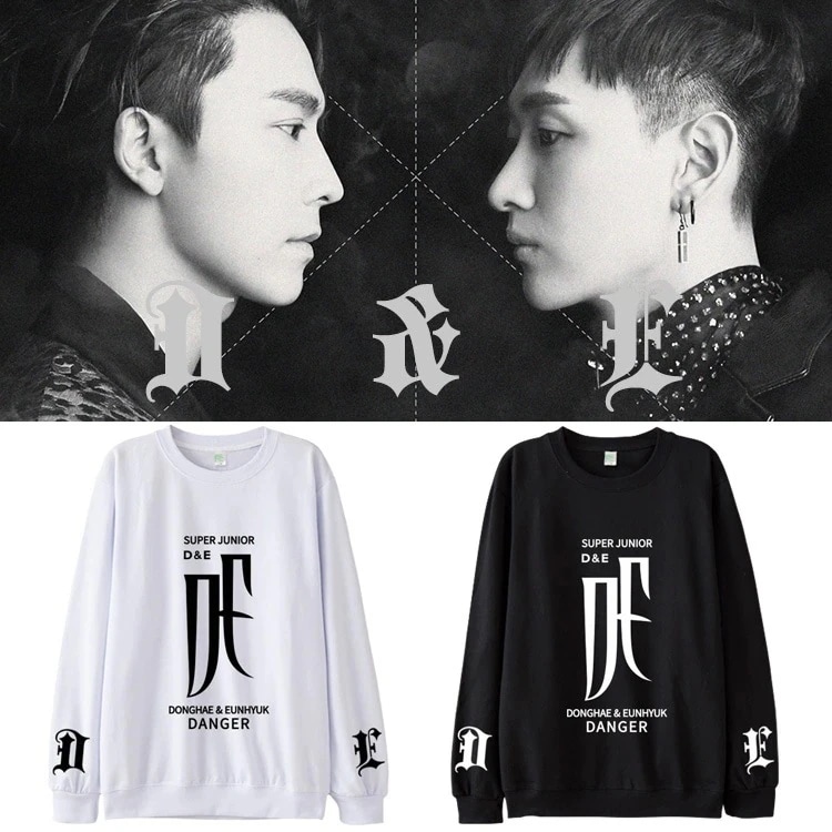 Superjunior D&e アルバム イドンヘ ヒョクジェ ウニョク ラウンドネック スウェットシャツ