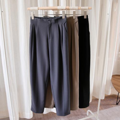 ワイドパンツ レディース ハイウエスト 春秋 ドレープ スーツ ストレート カーキ グレー ブラック