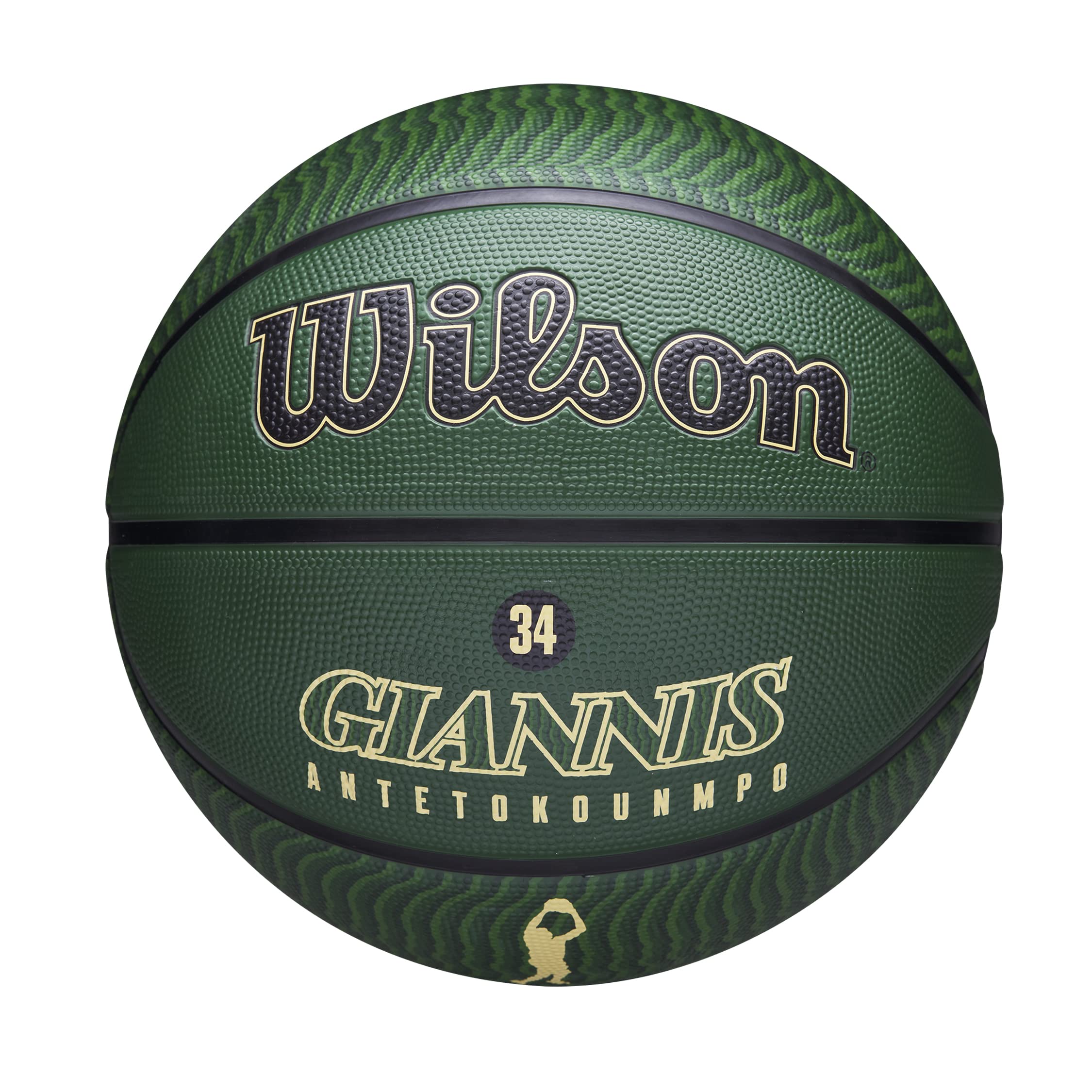 Wilson(ウイルソン) バスケットボール NBA PLAYER ICON OUTDOOR(プレイヤーアイコンアウトドア) ヤニス WZ4006201XB7 アウトドア用 7号/ 直径約24.5cm