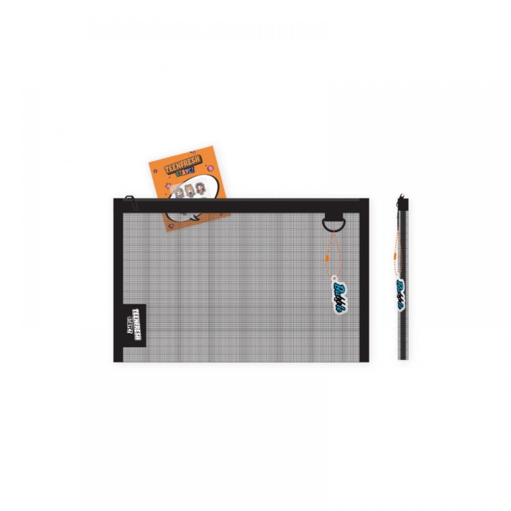 STAYC (ステイシー)-30 メッシュポーチ&メタルステッカー/ステイシーポップアップストア MD