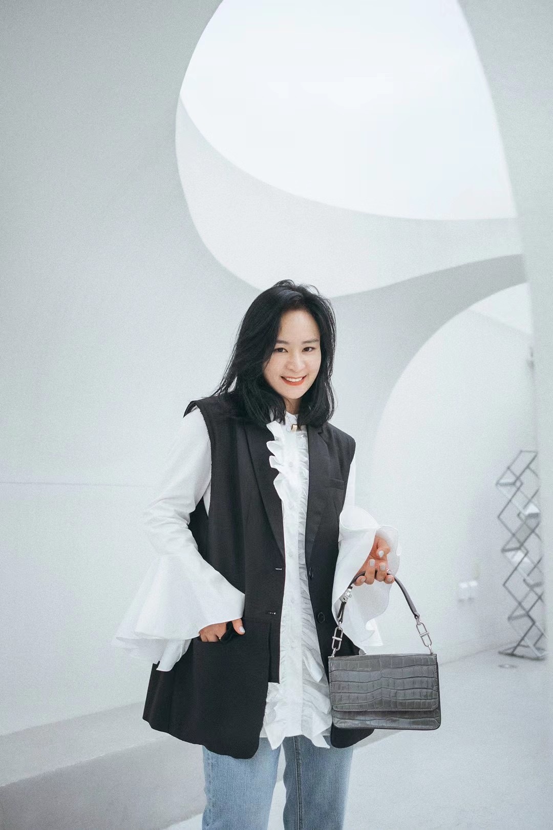 休闲黑西服套装