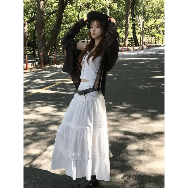 AK水原店 女性用 ロングティアードスカート WHWHF4885F