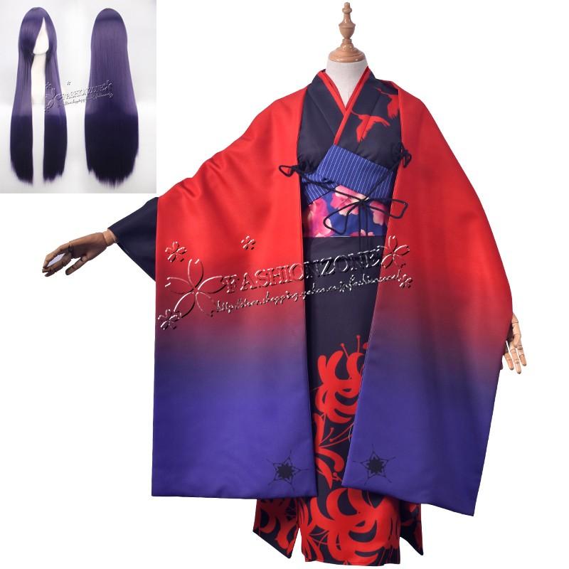 Fate Grand Order FGO風空の境界浅上藤乃霊基再臨第三段階コスプレ衣装ウイッグハロウィン変装仮装コスチューム大人cosplay イベントアニメ クリスマス