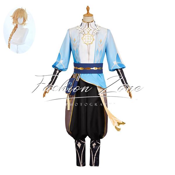 原神 げんしん 風 空 Aether 花の騎士 コスプレ衣装 ウィッグ cosplay ハロウィン 演出服 変装