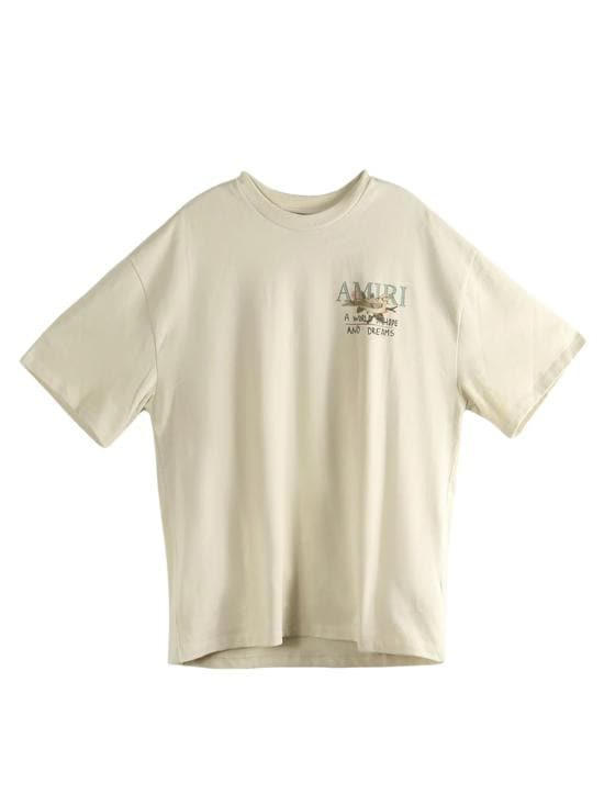 AMIRI Men T-Shirts AMTOJR1095 ALABASTER Cream
