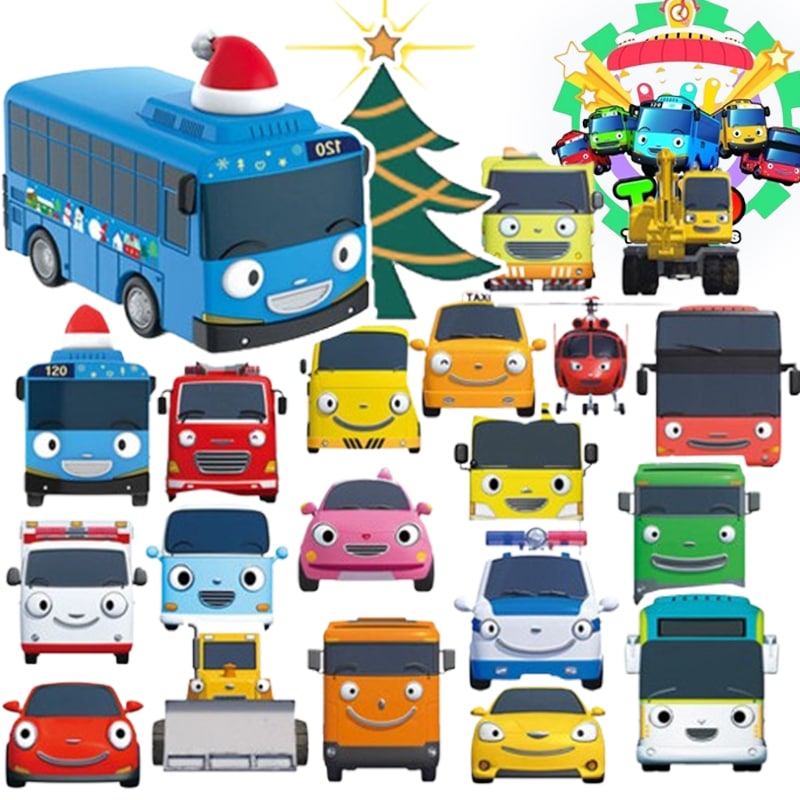 ちびっこバス 全22種ちびっこバス タヨ 友達 ミニカー プレゼントちびバス 1種+1種