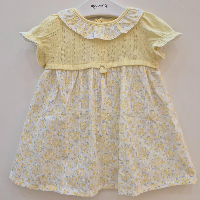 ルカ菜の花半袖ワンピース 01T324054_US