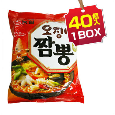 【まとめ買いがお得】イカチャンポン オジンオチャンポン(1BOX=124gx40個入) 韓国ラーメン