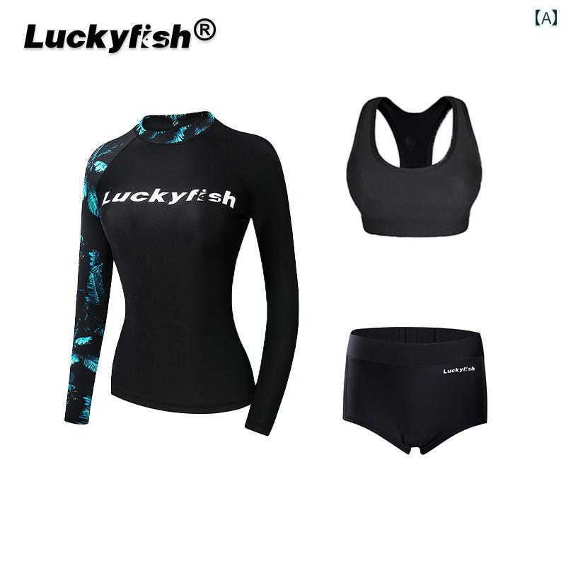 レディース 水着 ラッシュガード ウェットスーツ 長袖 セパレート 水着 速乾 スリム シュノーケリング サーフィン 水着 スポーツタイプ水着 競技 UPF50 紫外線対策 13,980円