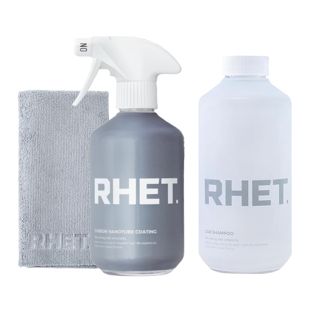 【RHET.】コーティング剤 カーシャンプー セット レト 日本製 大容量 【次世代型撥水コーティング＆塗装保護成分配合カーシャンプーセット】カーボンナノチューブコーティング 400ml＋カーシャンプ