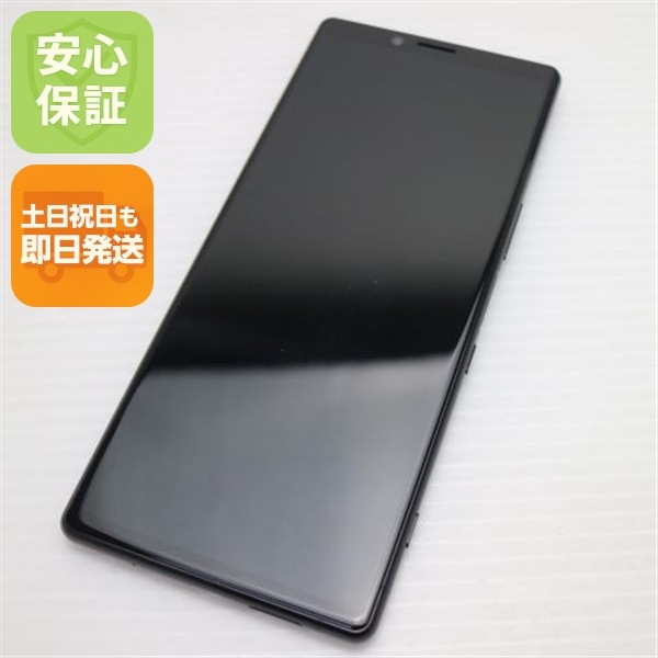 新品同様 802SO Xperia 1 ブラック 82