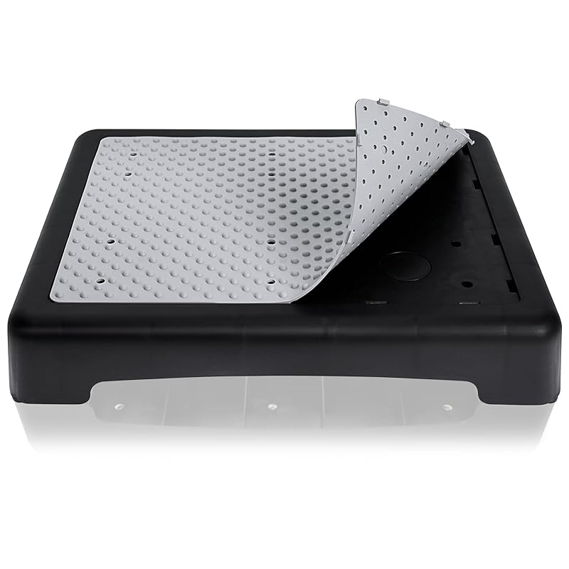 YHANEC【段差解消】踏み台 低踏み台 高さ9.5cm 50409.5cm 玄関 段差 踏台 ステップ 玄関踏み台 玄関台 ステップ 低い 段差 補助 介助 玄関 乗り降り 足置き 病院 洗面所