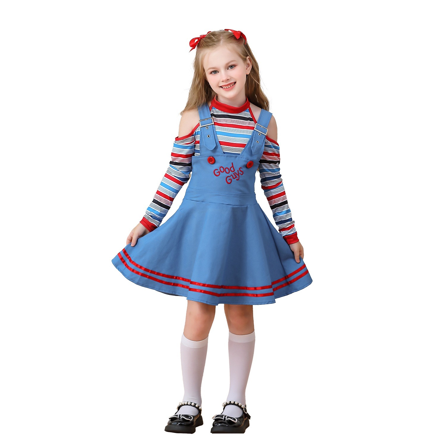 ハロウィン子供用コスチューム ホラー ゴースト 人形 ドレス ゴーストコスチューム サーカス ピエロ コスチューム 女の子 欧米映画