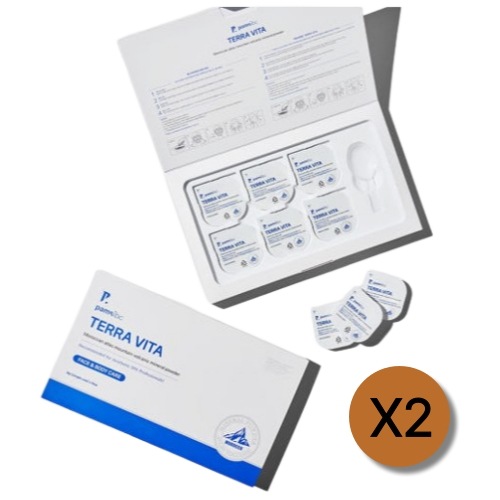 テラビタ 花山土 毛穴パック 4g x 6ea 2箱 + パックブラシ&シートマスクをプレゼント 7,304円