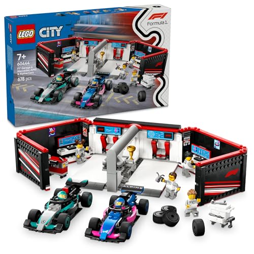 レゴ() シティ F1(R) Mercedes-AMG Alpine レースカーガレージ おもちゃ 玩具 誕生日 プレゼント ブロック 男の子 女の子 子供 7歳 8歳 9歳 小学生 乗り物 車 ミニ