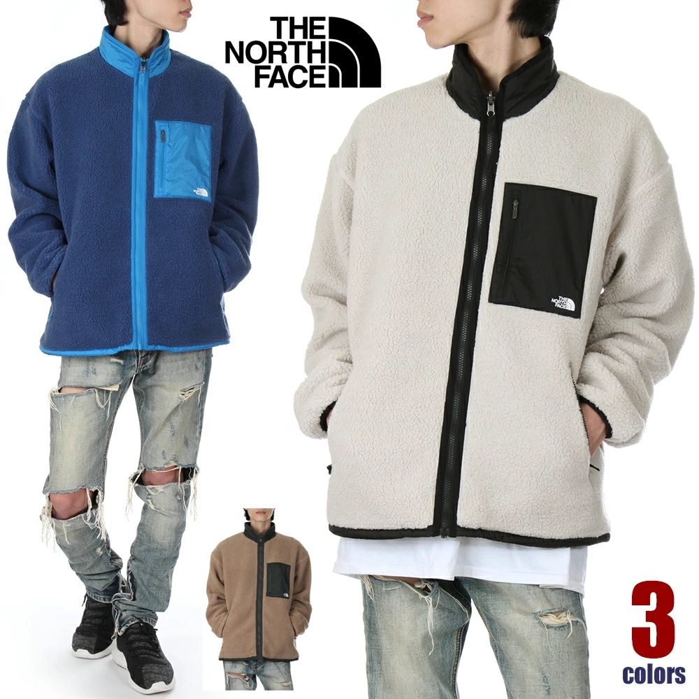 ノースフェイス フリースジャケット リバーシブル メンズ レディース THE NORTH FACE ザ・ノース・フェイス リバーシブル エクストリーム パイル フリースジャケット フルジップ 防寒 防