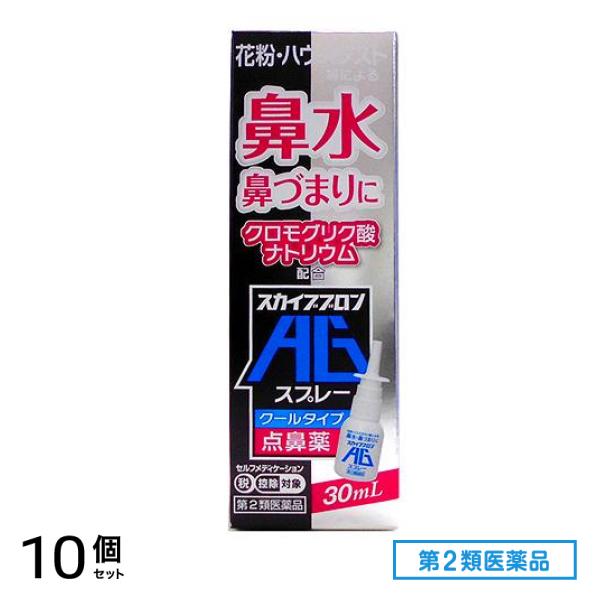 第２類医薬品 スカイブブロンAGスプレー 30mL 10個セット