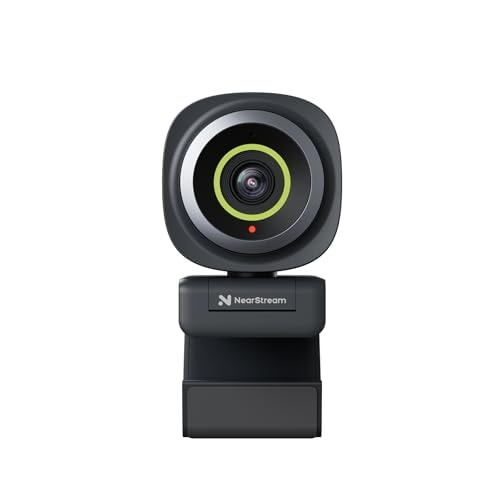 NearStream Webカメラ ウェブカメラ フルHD 1080P 60fps オートフォーカス マイク内蔵 ノイズキャンセリング 95広角/75中角/60狭角 調整可能な視野角 ライバシー