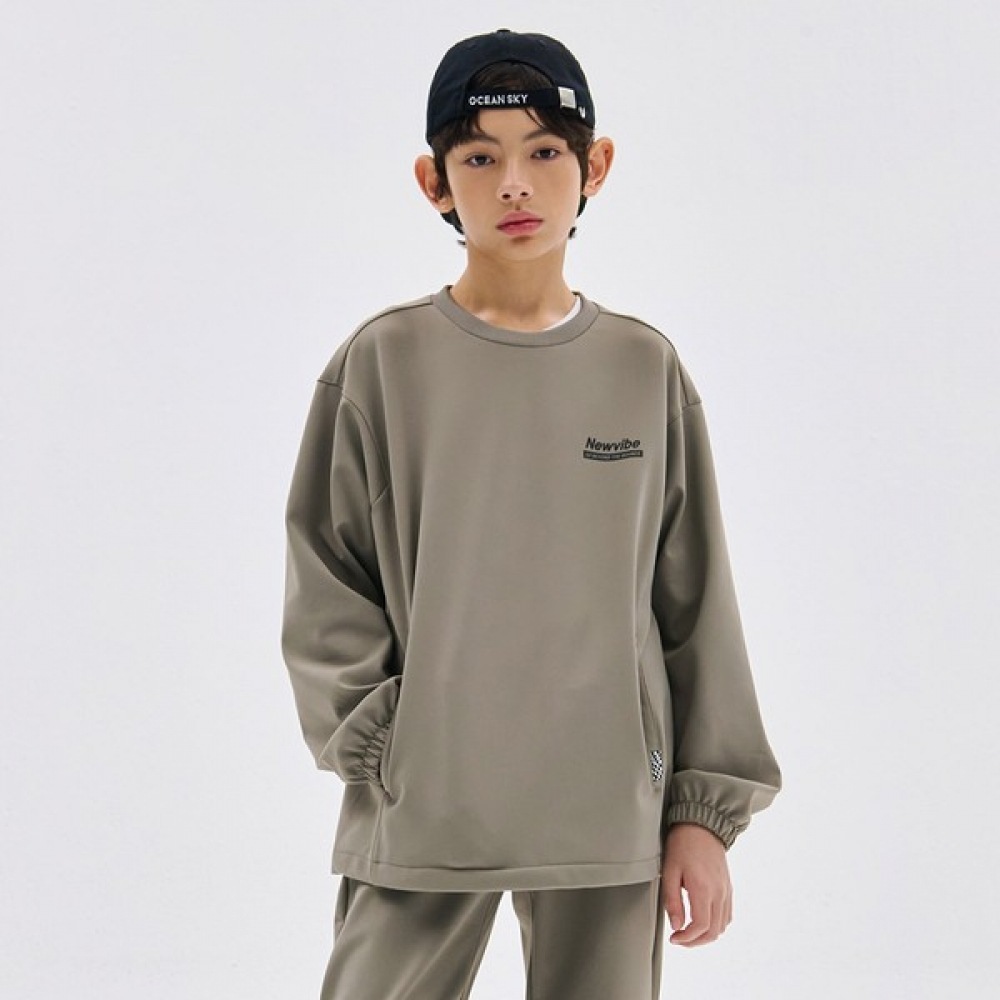 (オーシャンスカイ) ボーイズトリコットボンデッドインシジョン Tシャツ-DFJB5140D0X