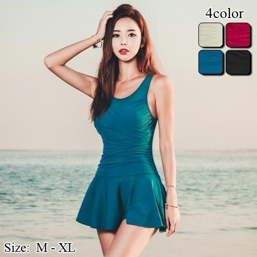 【グラシア】 水着 ワンピース レディース ビーチウェア スイムウェア 流行 海 プール エレガンス しっとりパッド デコルテ パッド マシュマロフィール ふっくら メッシュ 繊細 大人 ドレープ 透