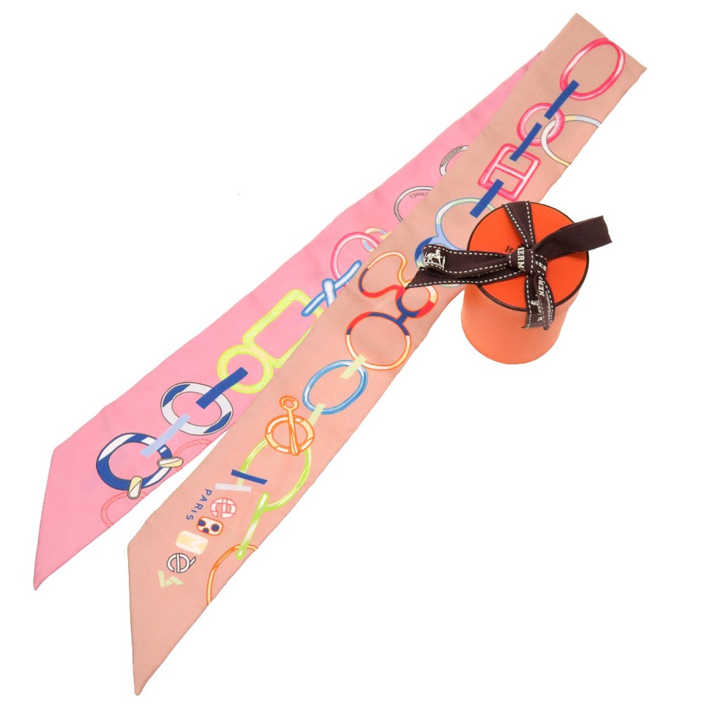 未使用品 ツイリー ドレブックル DO RE BOUCLES スカーフ シルク