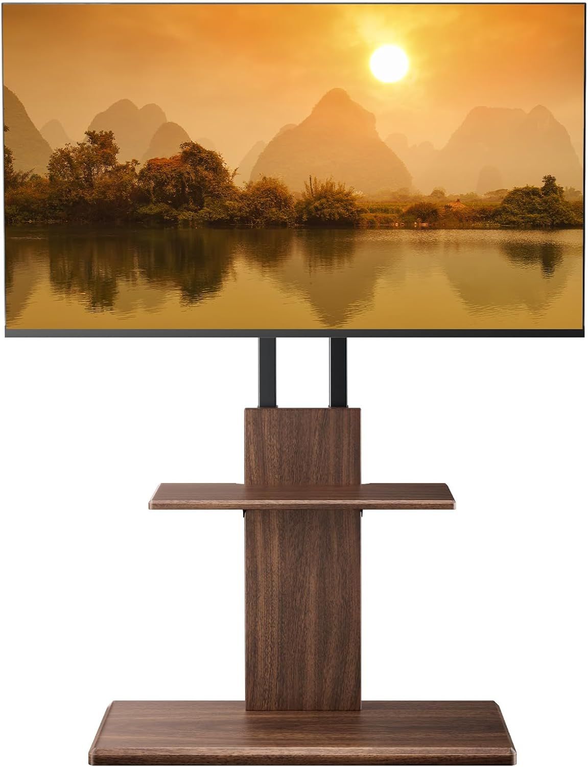 テレビスタンド 壁寄せ ハイタイプ tvスタンド tv stand テレビ台 壁掛け 32~70インチ対応 VESA/横100-600mm/縦100-400mm 耐荷重45kg 12段目高さ調節 左右