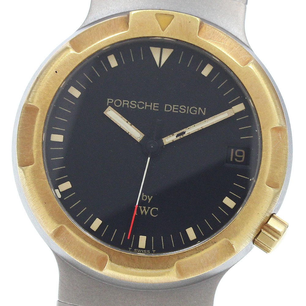 ポルシェデザイン Porsche Design IW350302 by IWC オーシャン500 YGベゼル チタニウム 自動巻き メンズ _930415【中古】
