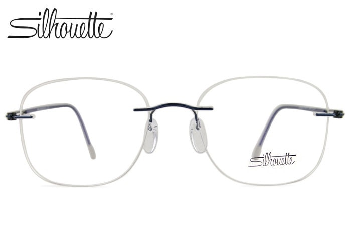 シルエット Silhouette 5569 4541 コバルトブルー LITE SPIRIT ライトスピリット IT ツーポイント 眼鏡 リムレス オーストリア製 チタン ウェリントン
