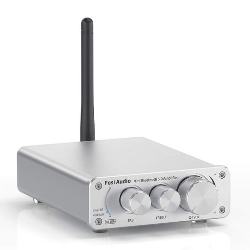 FOSI AUDIO BT10A-S BLUETOOTH 5.0 アンプ ステレオアンプ 50W X2 HI-FI小型高低音 2チャンネル デジタル クラスD レシーバーベース パッシブスピーカー 増 7,899円