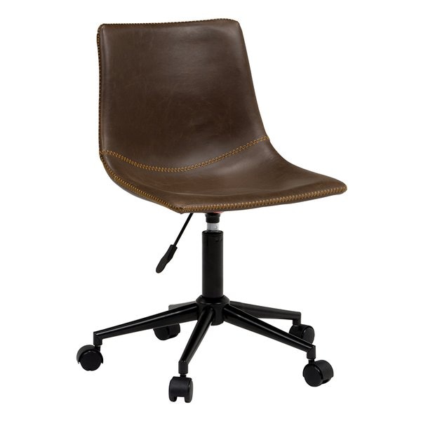 キャスター付き昇降チェア ダークブラウン・幅55×奥行56×高さ7891cm 座面角型 LC-4498DBR