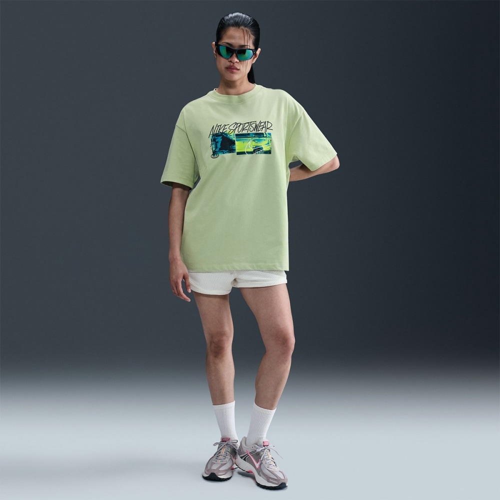 ナイキ スポーツウェア 女性 オーバーサイズ Tシャツ IB7565-343