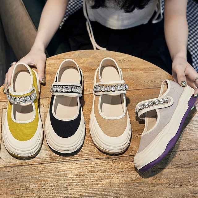 価格は安く レディース カジュアル おしゃれ かわいい 厚底タイプ 4カラー サンダル 靴 パンプス シューズ スニーカー メリージェーン ビジュー 大粒 その他 スニーカー スリッポン サイズ 39 24 5 Www Spira Edu Co