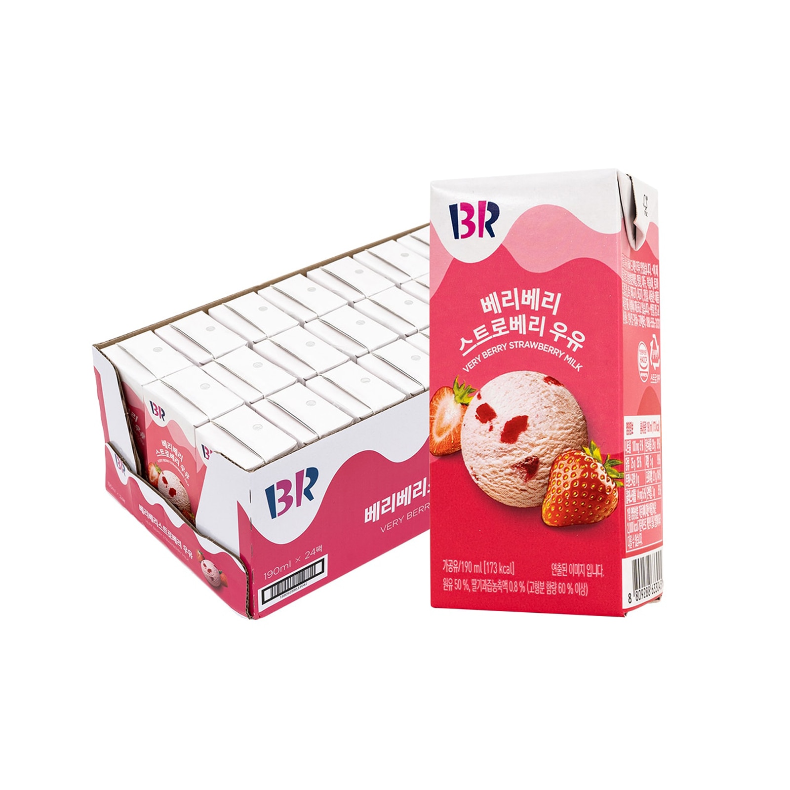 Very Berry Strawberry Milk 190ml X 24個