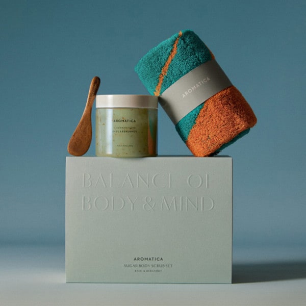 ギフトセット_アロマティカ ボディスクラブ 250g 企画セット (シュガー)