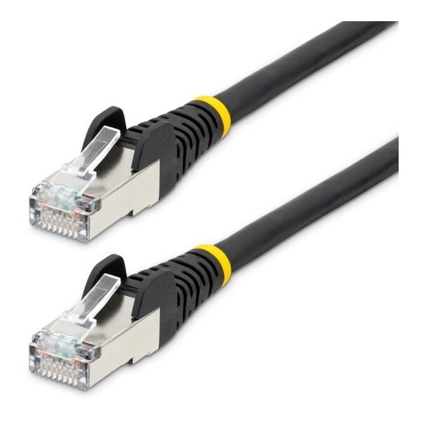 StarTech NLBK-750-CAT6A-PATCH ブラック カテゴリー6A LANケーブル (7.5m/LSZH(低煙ゼロハロゲン)/10GbE 500MHz/100W PoE++) 5,348円