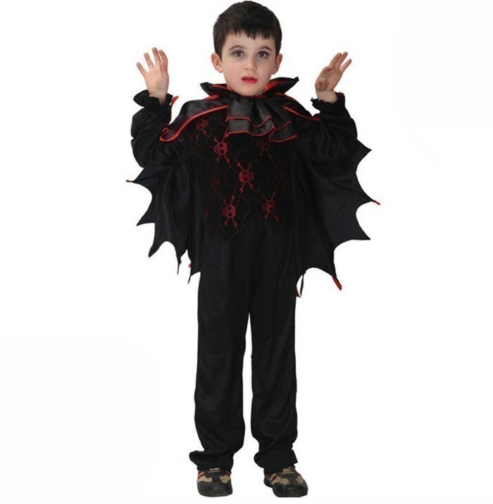 【2枚購入で1oo円OFF】ハロウィン 衣装 子供 ヴァンパイア コウモリ コスプレ 吸血鬼 演出服 舞台　ステージ　服 衣装 ドラキュラ ハロウィン コスチューム 悪魔 ハロウィン衣装 仮装 コスプ