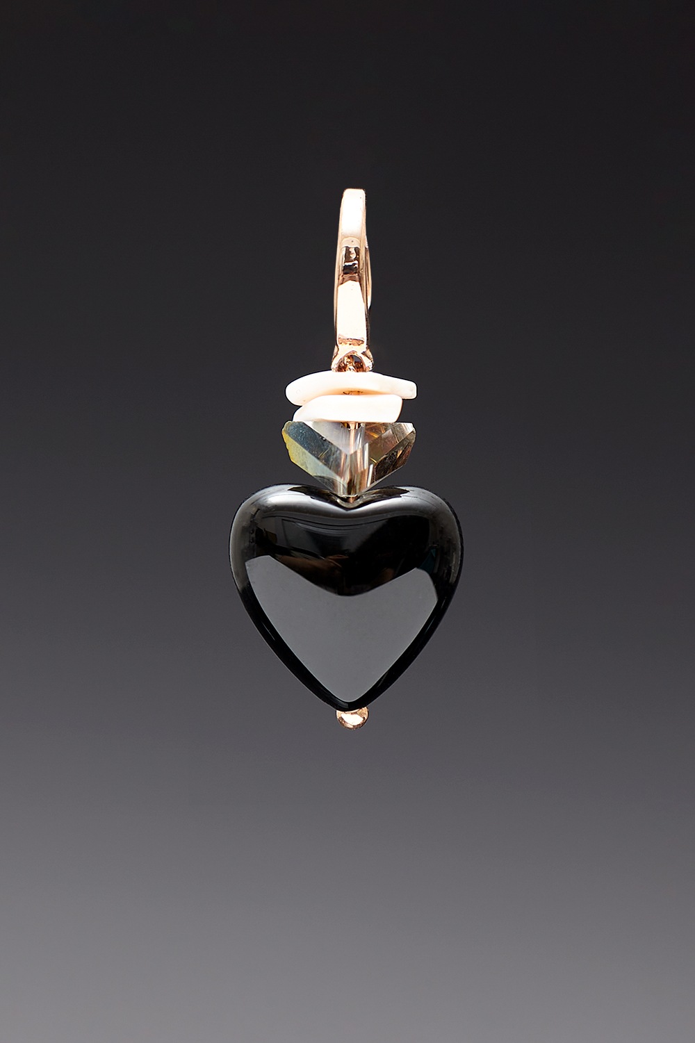 [HAZINA] Onyx Heart Pendant 5,767円