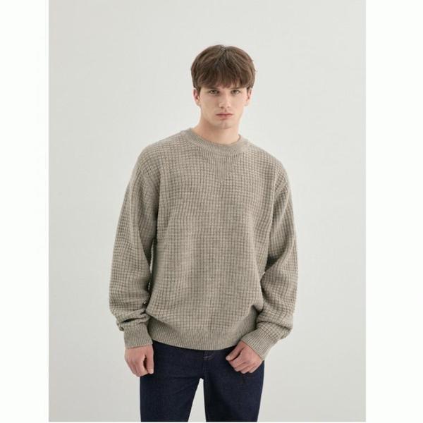 男性用ワッフル組織セーター MP4S1650