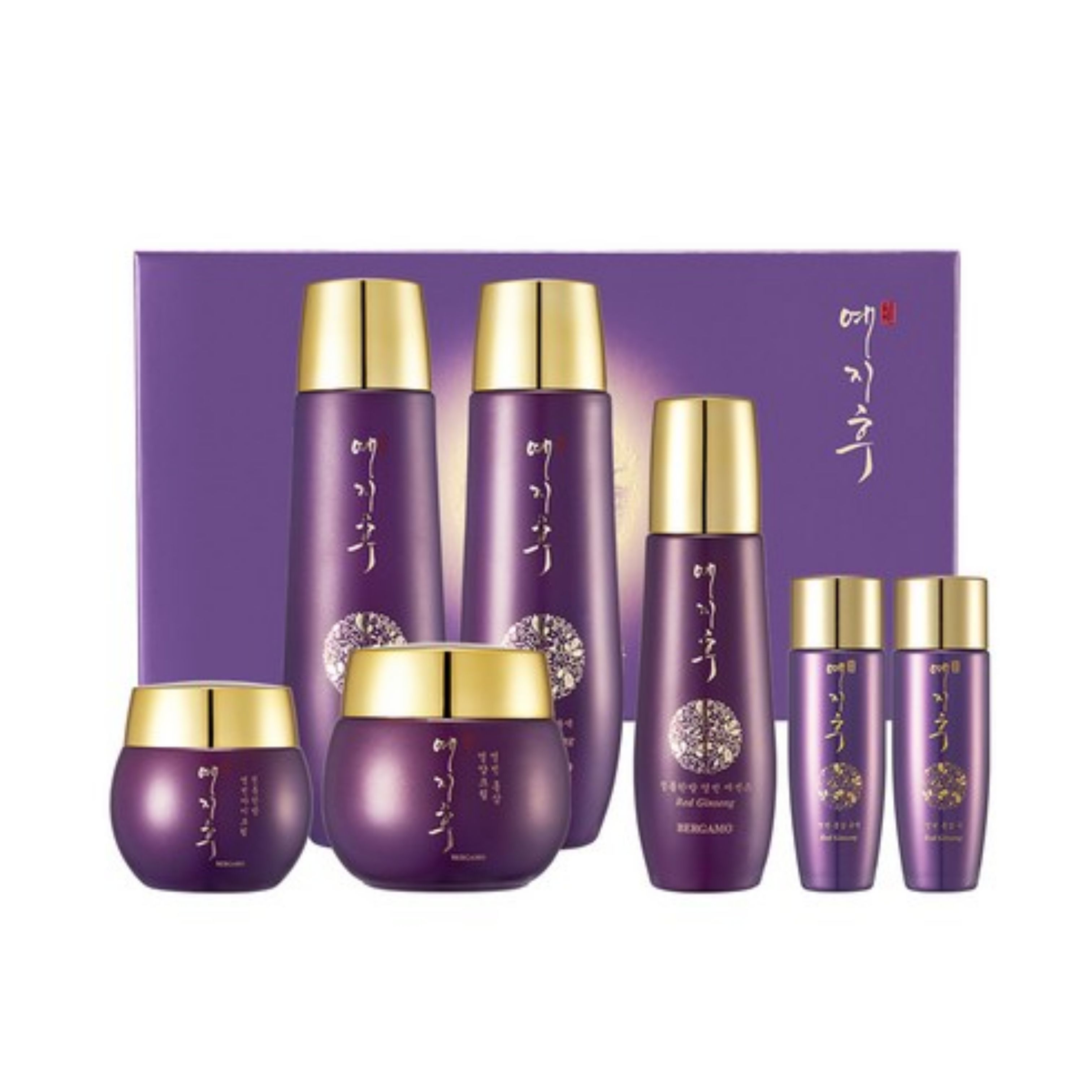 正統漢方ヨンビン紅参基礎化粧品 5種 + お試し2種 / 韓国コスメ