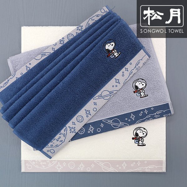 松月タオル 松月 宇宙 スヌーピー ホテルタオル 10枚