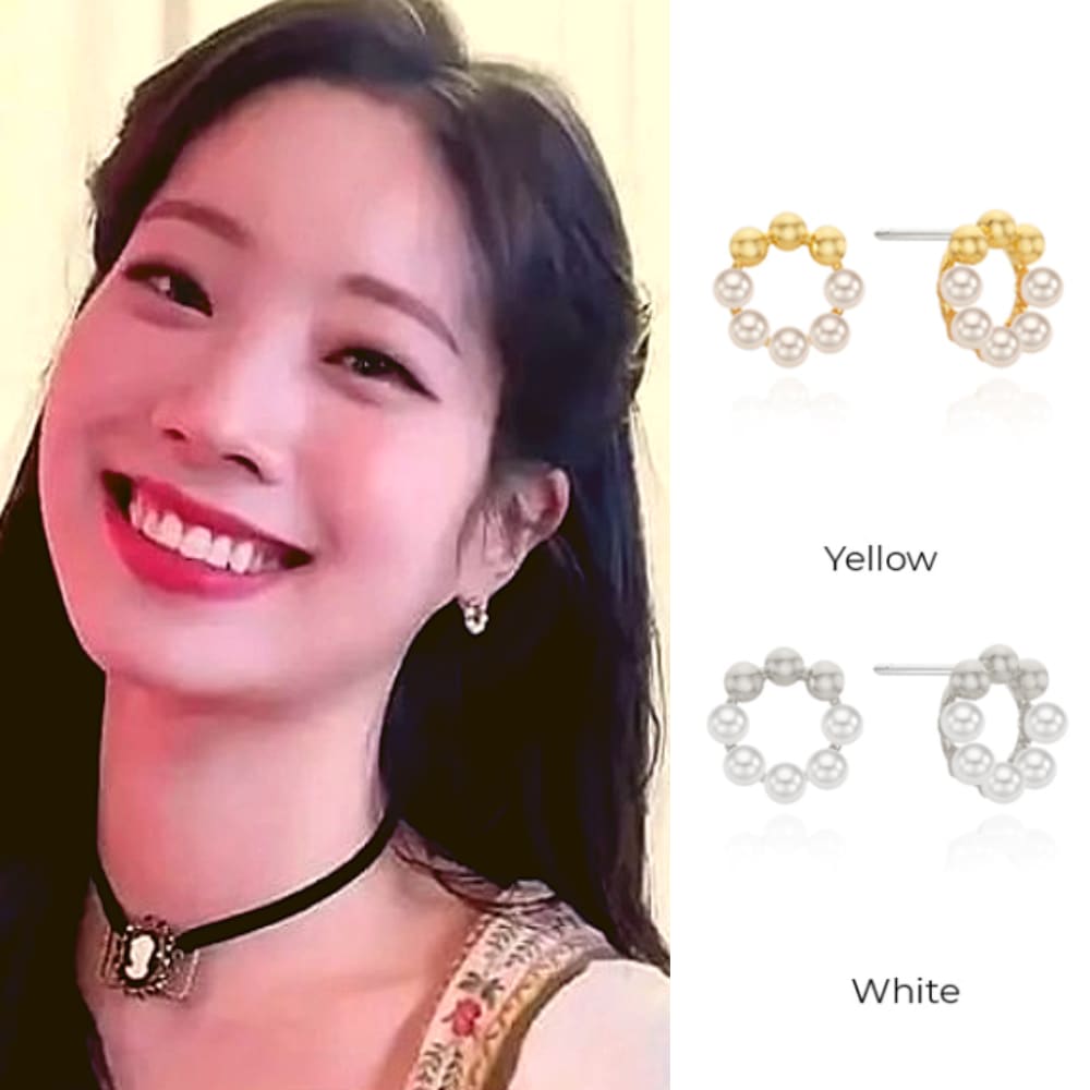 [TWICE ダヒョン 着用] zinnia pearl earring