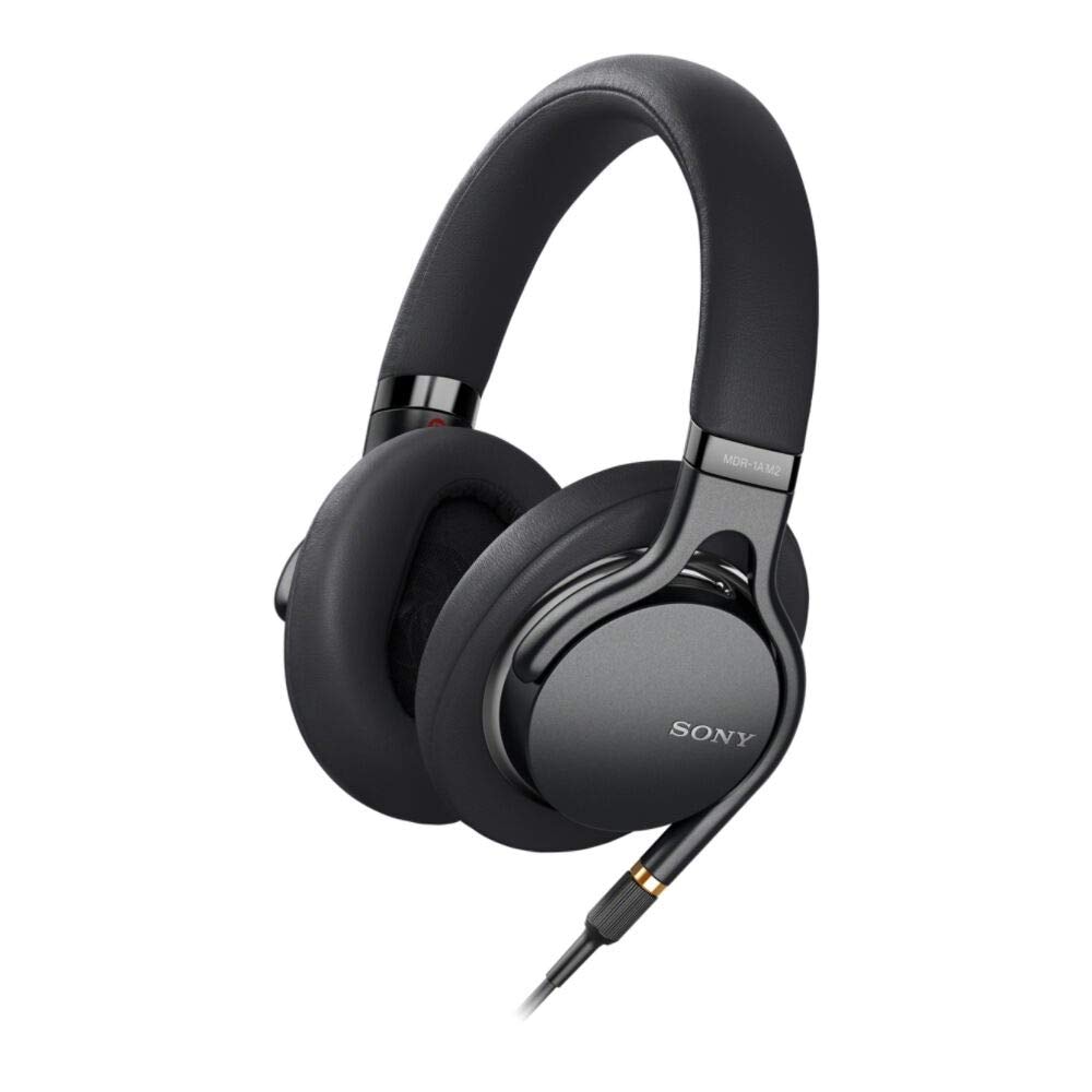 Qoo10最安値挑戦 Sony MDR1AM2 有線 オーディオ オーバーヘッド ヘッドホン ブラック (MDR-1AM2/B)
