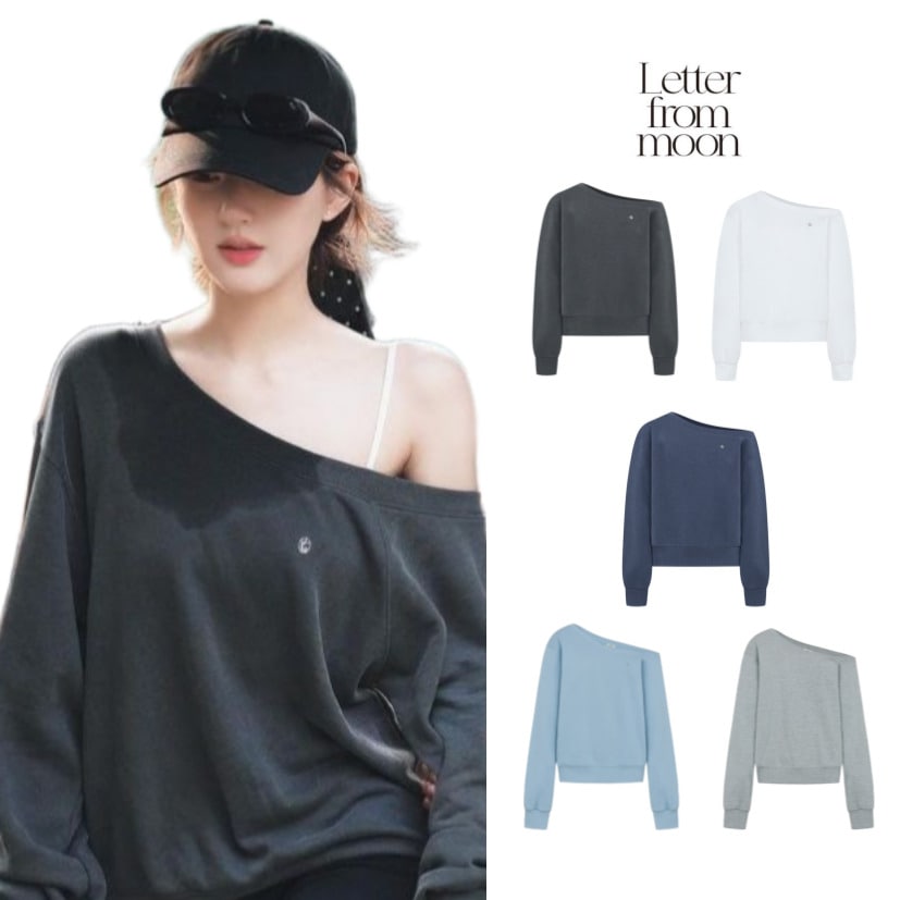 EDIN OFF-SHOULDER SWEATSHIRT [5カラー]